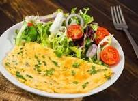 Salade avec Omelette